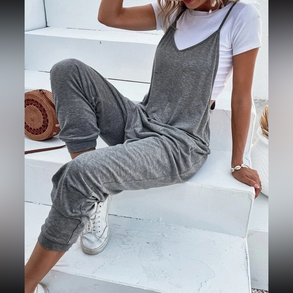 Boho dual pockets cami jumpsuit - Picture 15 of 16